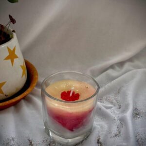 Blush Bloom – Floral Embedded Soy Candle