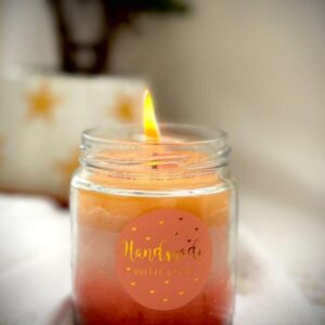 Sunset Whirl – Layered Soy Wax Candle